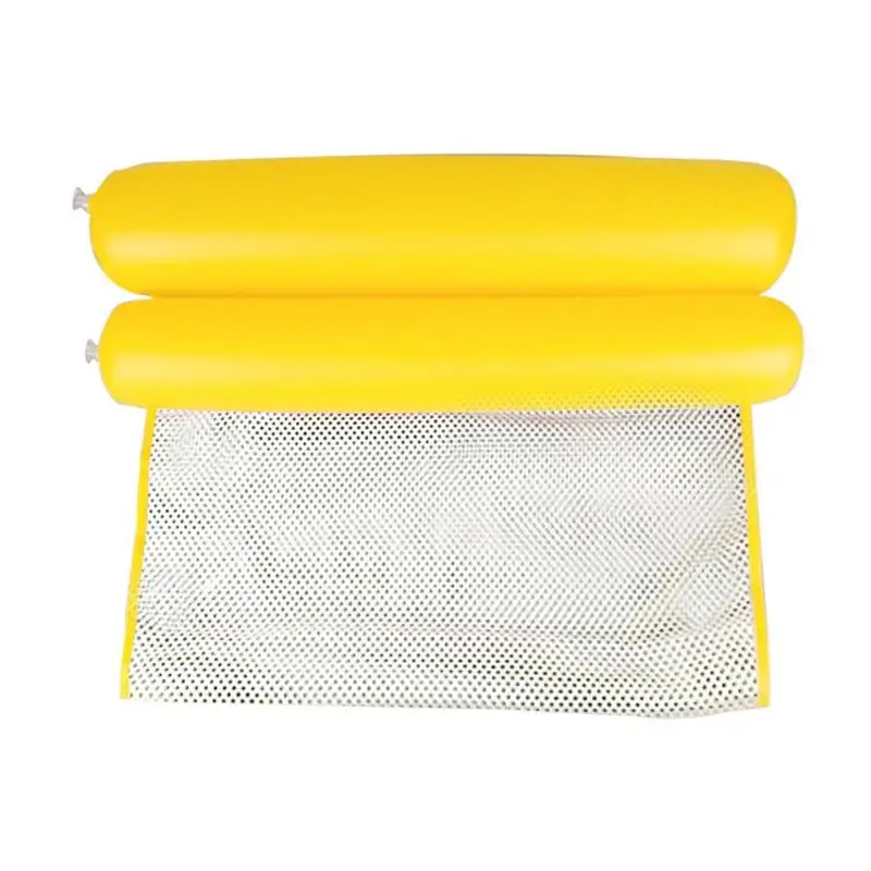 Открытый складной гамак для воды бассейн увеличение надувной матрас пляжный шезлонг плавающий спальный кровать Кресло-гамак - Цвет: Type D Yellow