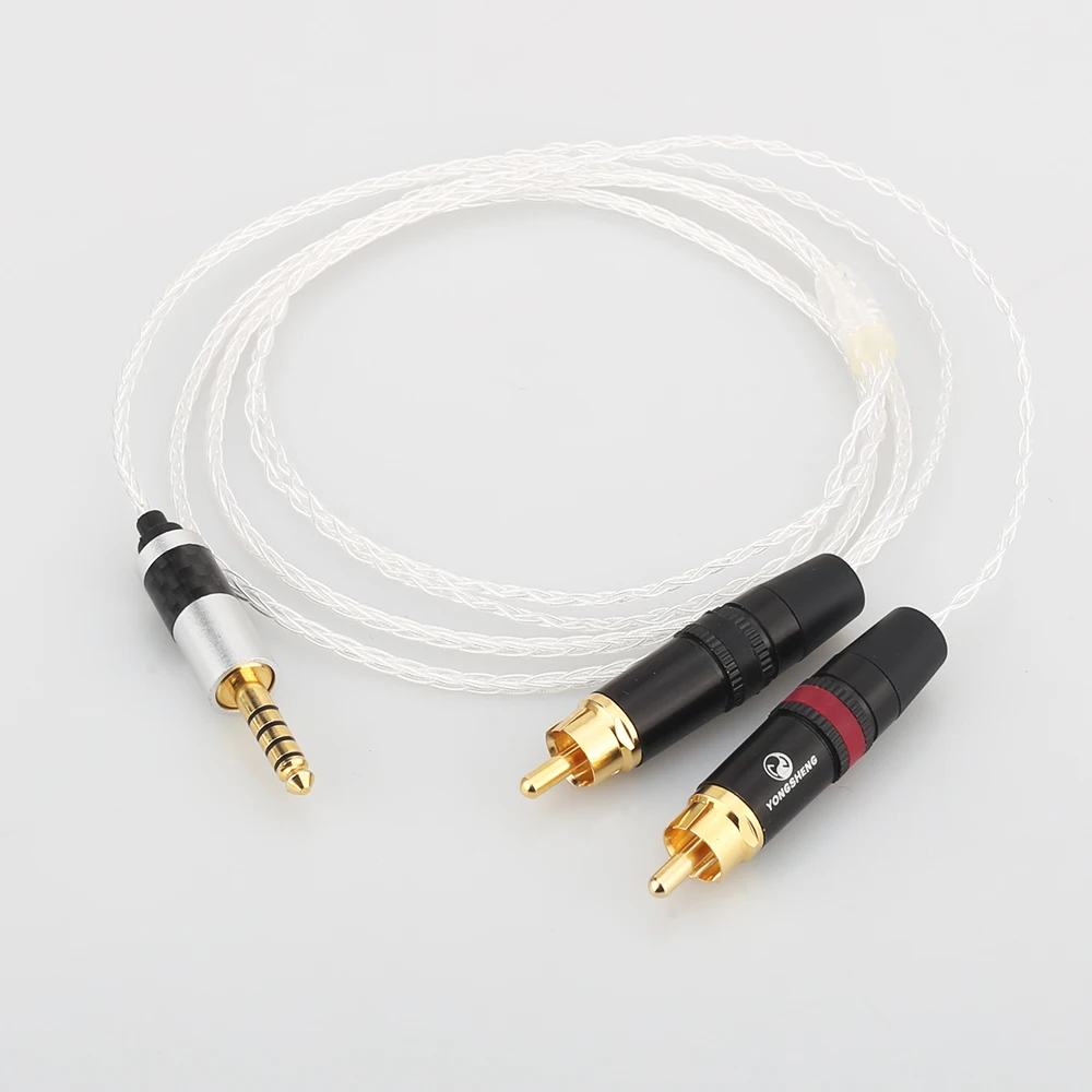 HIFI 4 4mm to 2 RCA Audio Cable WM1A 1Z PHA 1A 2A Z1R 4 4mm Upgrade Cable