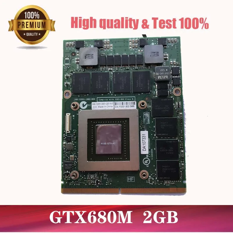  CN-020HTK 20HTK GTX680M GTX 680M VGA Video Grafikkarte Für Dell Alienware M17x R4 M18X R2 2G GDDR5 