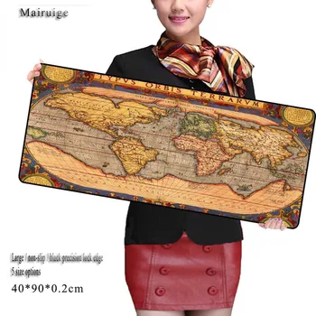 

Mairuige Fashion Seller Old World Map Rubberized Mouse Pad Large Mouse Pad Laptop Mouse Pad Desk Mat