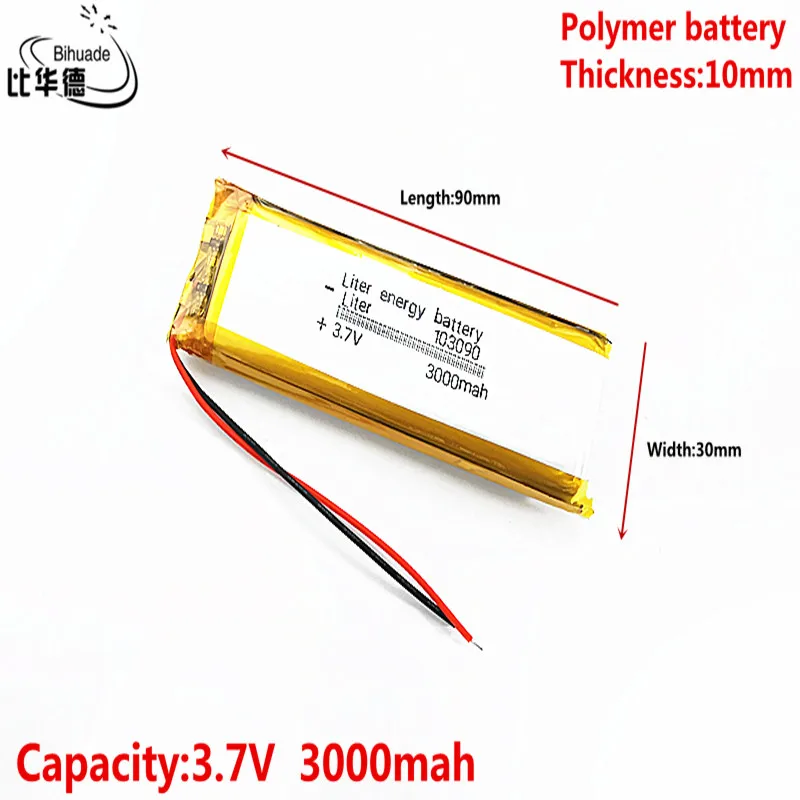 3 7 V 3000mAH 103090 полимерный литий-ионный/литий-ионный аккумулятор для планшетных ПК