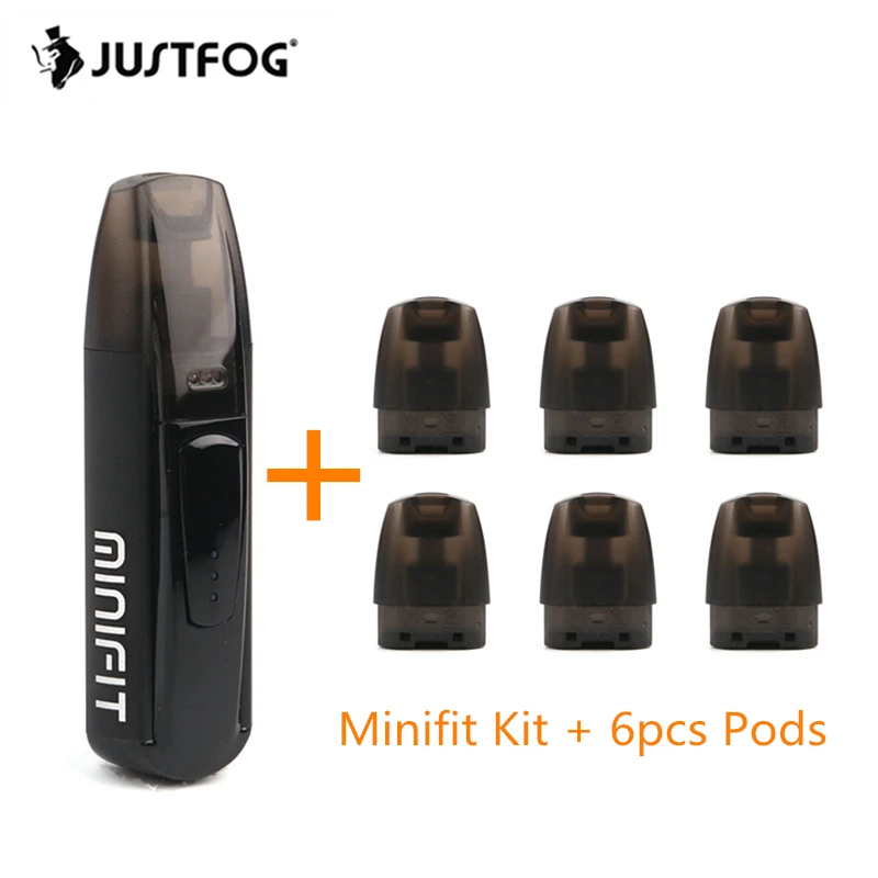 

Pod Vape Kit JUSTFOG Minifit Electronic cigarette Kit 370mAh Battery with 1.6ohm 1.5ml Vape Pen For CBD/E-Juice Pod Starter Kit