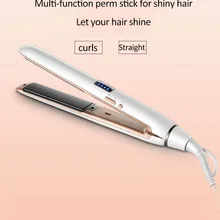 Профессиональный инфракрасный выпрямитель волос плоский Утюг отрицательная ионизация волос Выпрямление Палочка для завивки IONIC выпрямитель для волос