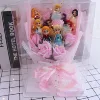 8pcs Lovely The princess toys cartoon bouquet gift box with Artificial flowers creative Graduation/Birthday/Valentine gifts ► Photo 2/5