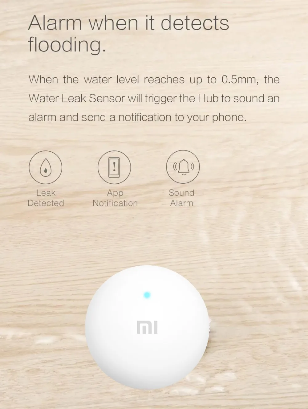 Xiaomi Water Sensor Flood Water Leak Detector For Home Remote Alarm Security Soaking Sensor Work With Xiaoai Speaker Mijia App