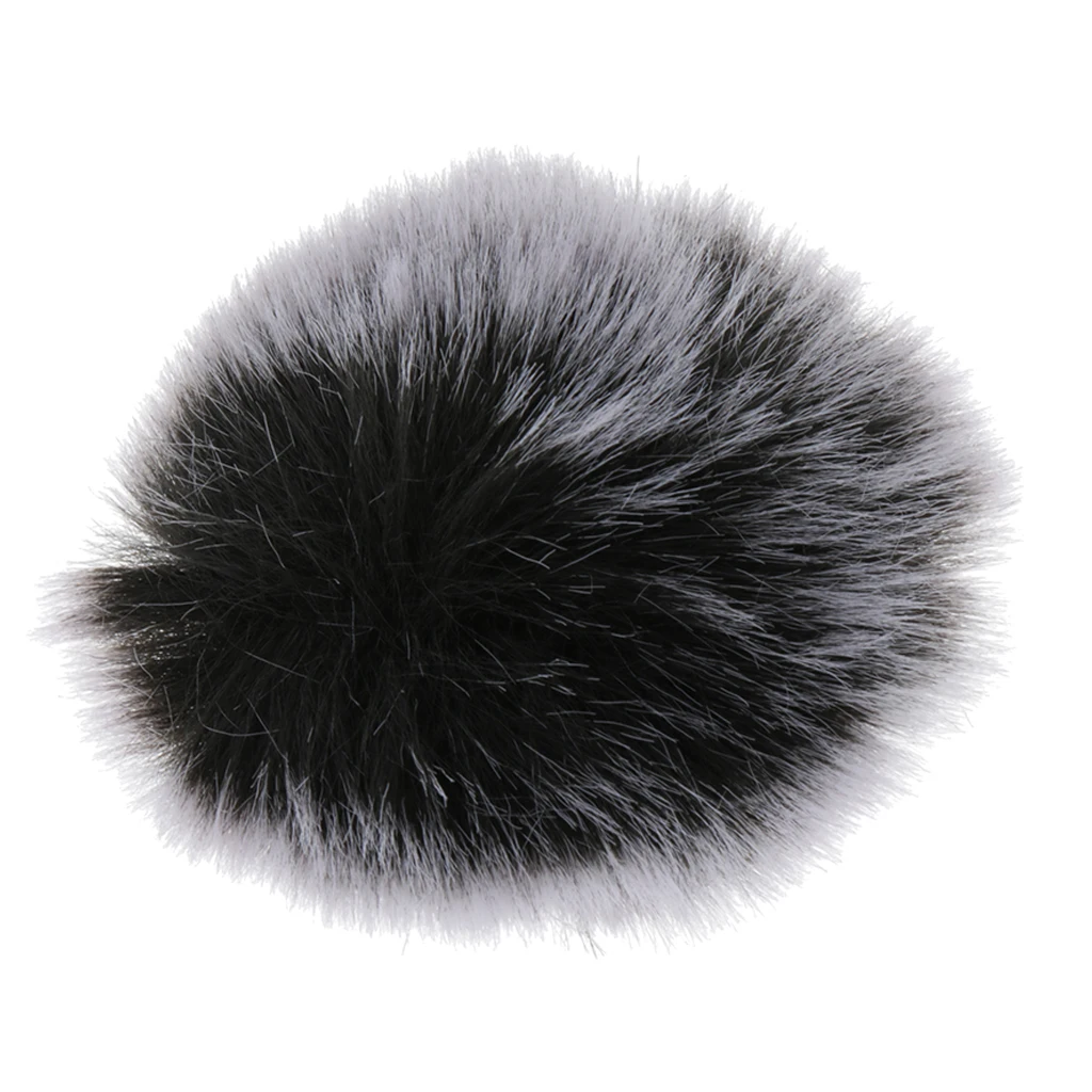 Lavalier Microphone Wind Screen Furry Muffs Fits Most Lapel Microphones Standard size fits most small type Lavalier