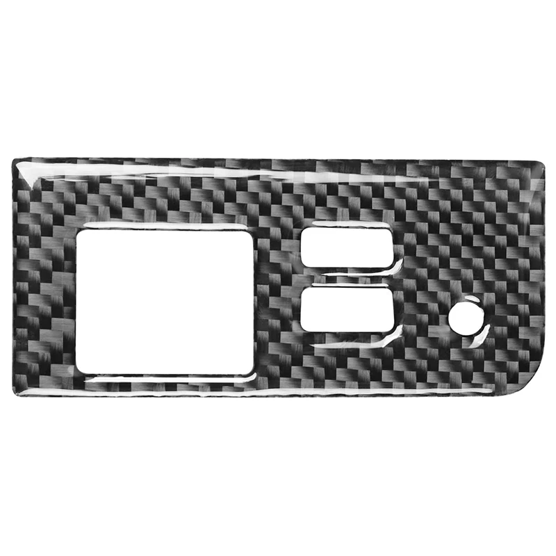 For Mazda MX-5 Miata Roadster Carbon Fiber Center Storage Button Switch Cover Trim Sticker 2016+ MX5 ND Interior | Спорт и