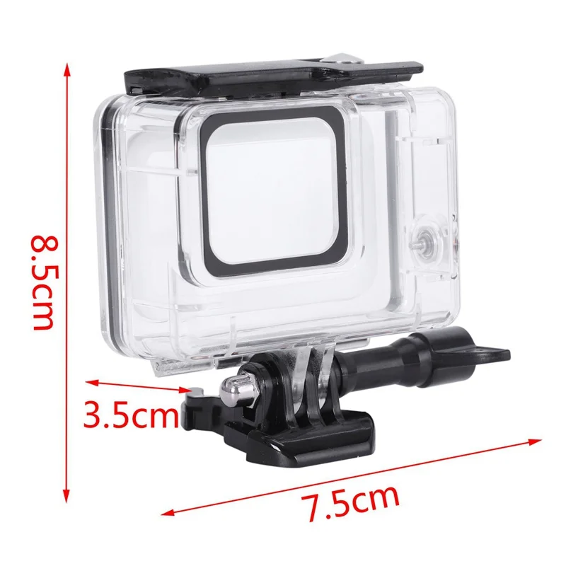 Водонепроницаемый корпус для Gopro Hero7 белый и Hero7 Серебряный, защитный 45 м чехол для подводного погружения с кронштейном аксессуары для