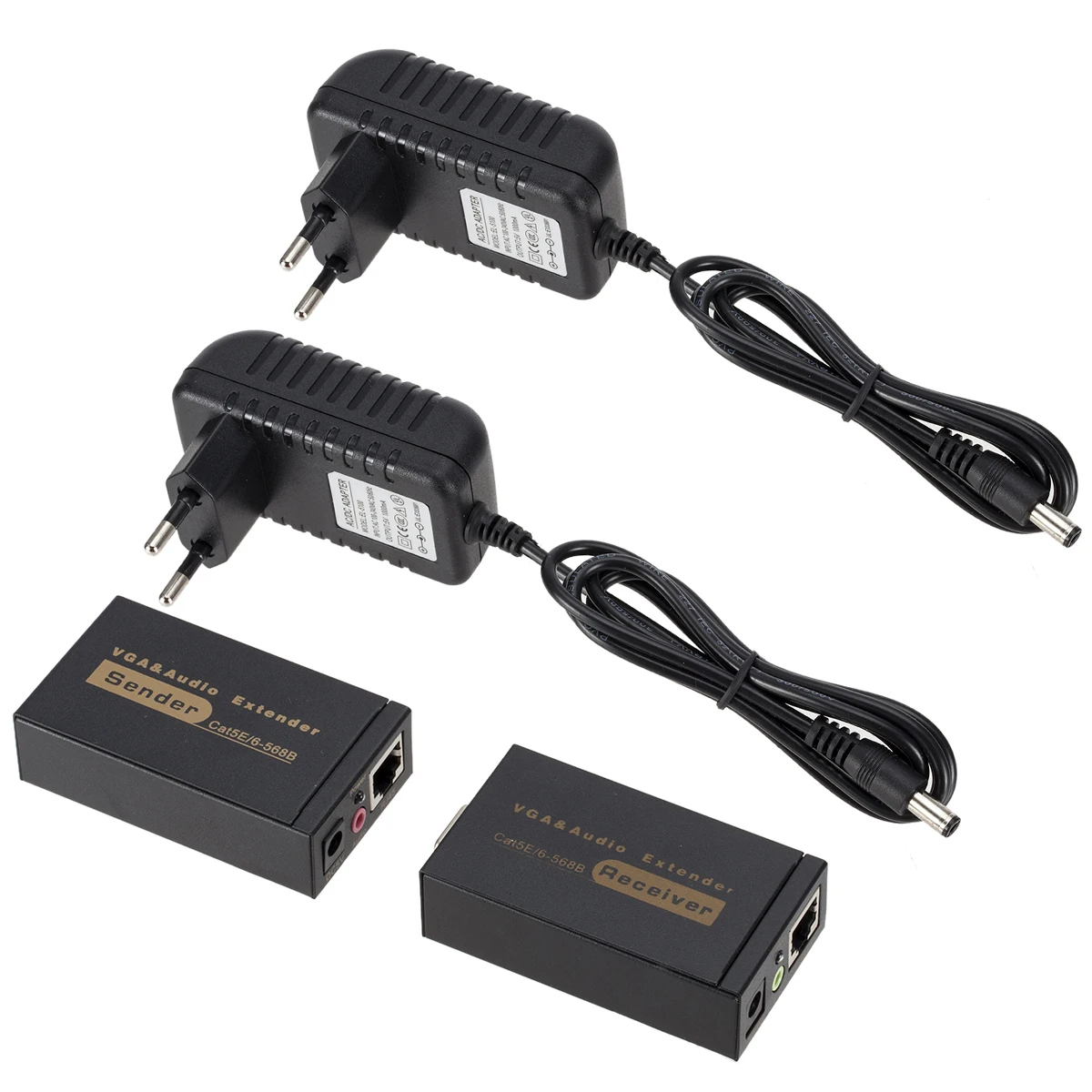 VGA кабель с адаптером для усиления сигнала стойкая краска цвета VGA-100MS Сетевой