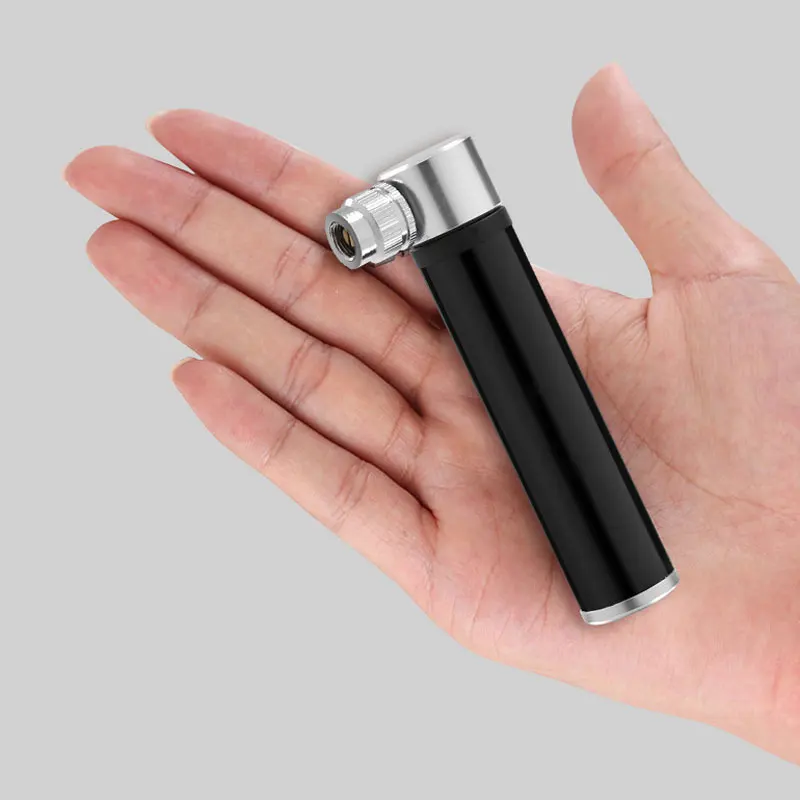 New Mini Portable Bicycle Pump Bicycle Accessory Aluminum Alloy Tire Air Inflator Pump Mountain Bike Bicycle Basketball Football