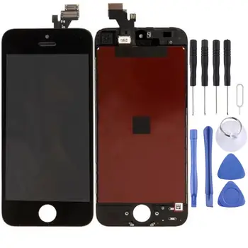 

LCD Screen and Digitizer Full Assembly with Frame for iPhone 5