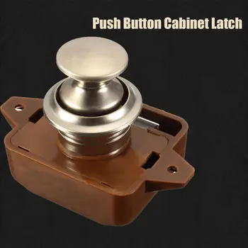 

Universal Camper Car Push Lock RV Caravan Boat Motor Home Cabinet Drawer Latch Button Locks For Furniture Hardware