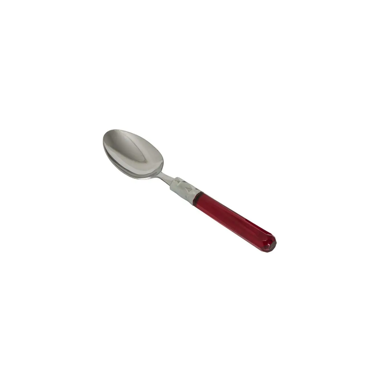 

Red Color 6'LI Platinum Dessert Spoon