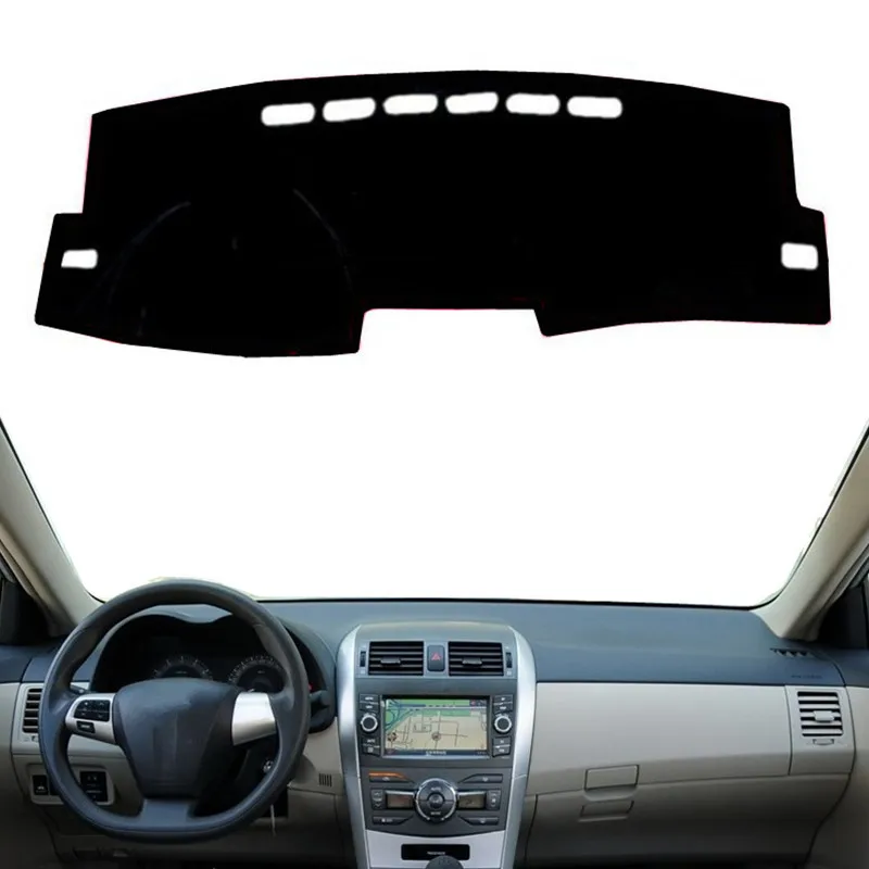 

Car Styling Dashmat Dash Mat Dashboard Cover Pad Sun Shade Protect Carpet For Toyota Corolla E140/E150 2006 2007 2008 2009 -2013