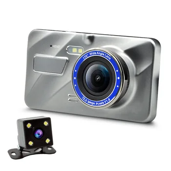 

Car DVR 1080P Dash Cam Dual Lens 4 Inch IPS Screen WDR Car Camera Night Vision Video Recorder G-sensor Parking Mode