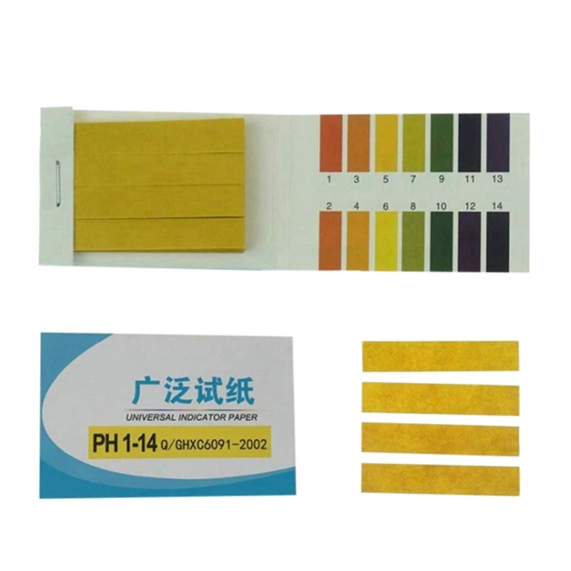 80 Strips Ph Test Strips 114 Scale Premium Litmus Tester Paper For