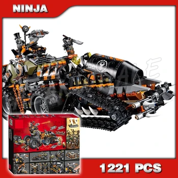 

1221PCS Ninja Dieselnaut Utility Tank Gripper Vehicle 10939 Model Building Blocks Assemble Toys Bricks Compatible with Lago