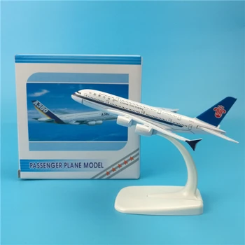 

16cm China Southern Airlines A380 Alloy Aircraft Model Diecast Scale 1:500 Southern Aviation Airplane Model Toys Gift Decoration