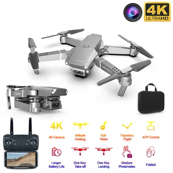 

E68 Mini Drone With Wide Angle HD 4K 1080P Camera Hight Hold Mode RC Foldable Quadcopter WIFI FPV Profession Drone Toy For Kids