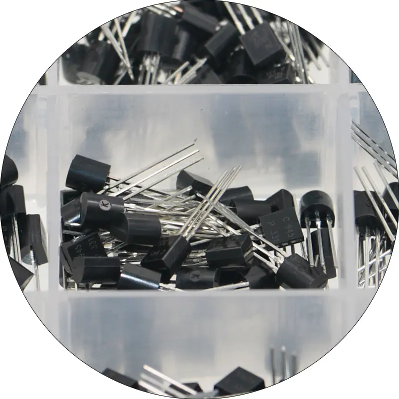 Bjt Transistor Transistors Kit 600pcs 15Kinds TO-92 Transistor Assort kit set 30-160V 50-1000mA NPN / PNP A1015 C1815 S8050 2N2222 2N3904 2N5401 2N3906 2N5551