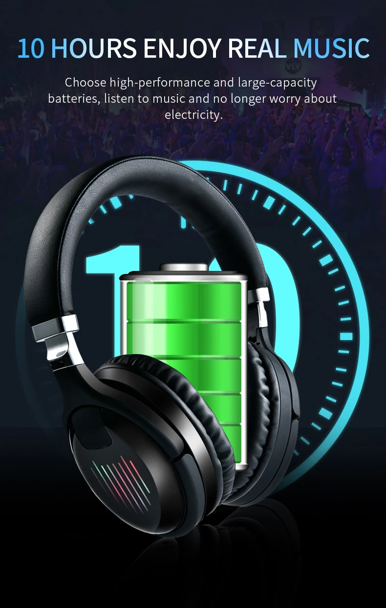 Ασύρματα ακουστικά Bluetooth για παιχνίδια 3D στερεοφωνικός ήχος μουσικής με μείωση θορύβου με μικρόφωνο FM TF τσάντα δώρου_voghion.com