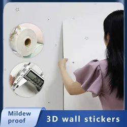 New Design Self-Adhesive Waterproof TV Background Wallpaper 3D Self-Adhesive Wall Stickers Living Room Mural Bedroom Decoration