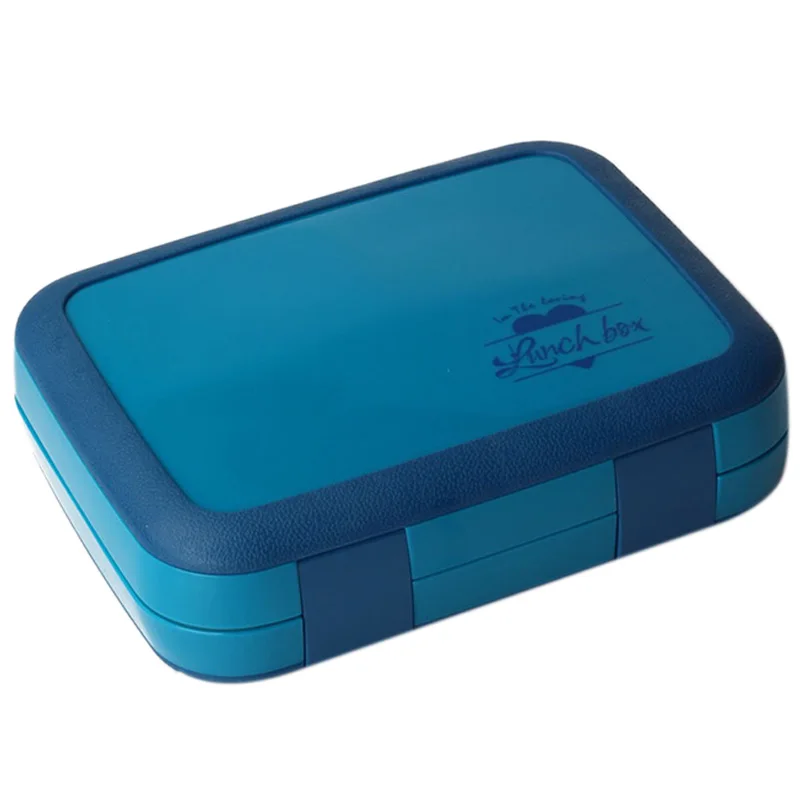

HLZS-Microwave Lunch Box Leakproof Bento Box for Children Kids Multiple Grids Portable Food Container