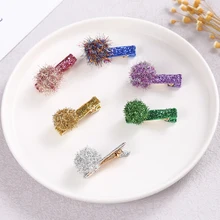 

New Hairball Hairpins Fashion Korean Hair Clips Children Barrettes for Women Girls Hair Accessories Hairgrip Hair Pin Headwear
