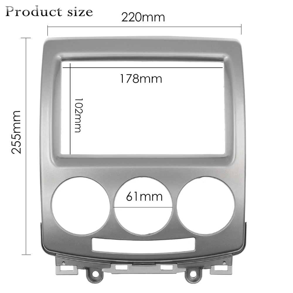 CD DVD стерео панель для FORD i-Max 2007 + MAZDA 5 Premacy 2005 2 Din аудио радиоприемник Fascia отделка