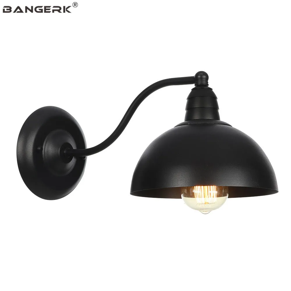 Luminária de parede led antiga, estilo loft, industrial, vintage