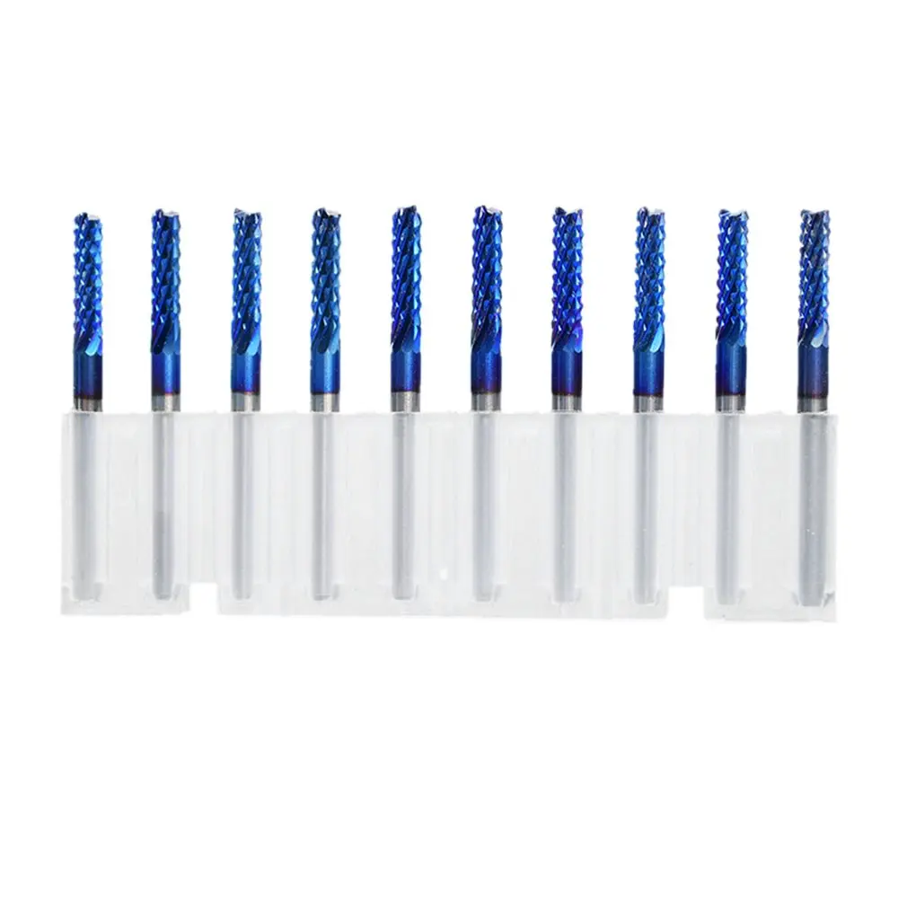 New Corn milling cutter Teeth TiN Coated End Mill Cutter Milling Printed Circuit CNC Router Drop Shipping Wholesale | Инструменты
