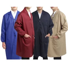 Рабочая одежда унисекс Униформа с длинными рукавами Черная защитная ткань для работника Ремонтника машина Авто Ремонт Сварка анти-грязный DY1