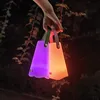 Outdoor Waterproof Illuminated Portable RGB LED Mood Lighting Lantern Lights Camping Lamp Remote Control Night Light with handle 5