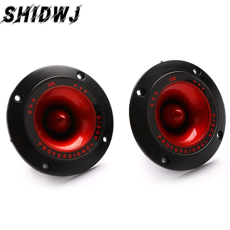 2pcs Car Piezoelectric Tweeter 3" Audio Speaker Treble Ceramic Piezo Loudspeaker PA DJ Auto Subwoofer Stage Sound |