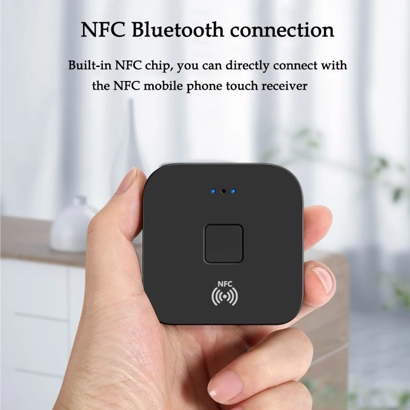 JINSERTA Bluetooth 5,0 приемник NFC Беспроводной адаптер 3,5 мм AUX/RCA HIFI автомобильный аудио приемник для ТВ динамик ПК