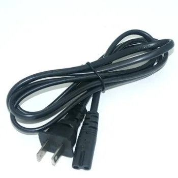 

500pcs EU US JP Power Cable Japan European Euro C7 Figure 8 Power Supply Cord 1.4m Wires For Laptop Battery Chargers Radio PSP 4