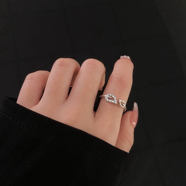 Daisy Flower Rings For Women Korean Style Adjustable Opening Finger Ring Bride Wedding Engagement Statement Jewelry Gift