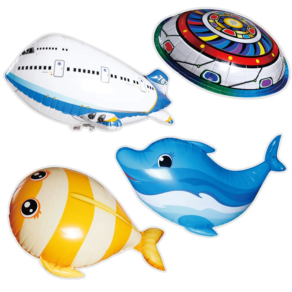 

Four-Way Remote Control Airplane 2.4G Remote Control Flying Saucer UFO Air Swimmers Clownfish Shark Toy CHILDREN'S Toy