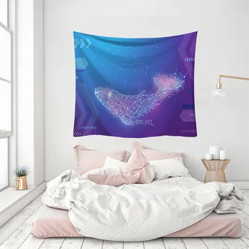

Whales Prints Tapestry Wall Hanging Bedroom Living Room Hanging Wall Tapestry Hippie Retro Home Decor Yoga Beach Mat