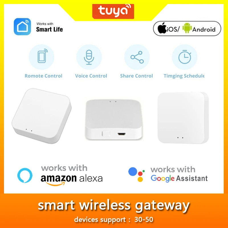 【En stock】 Tuya Zigbee Bridge Smart Home Zigbee Gateway Hub Control re 【En stock】 Tuya Zigbee Bridge Smart Home Zigbee Gateway Hub Control re