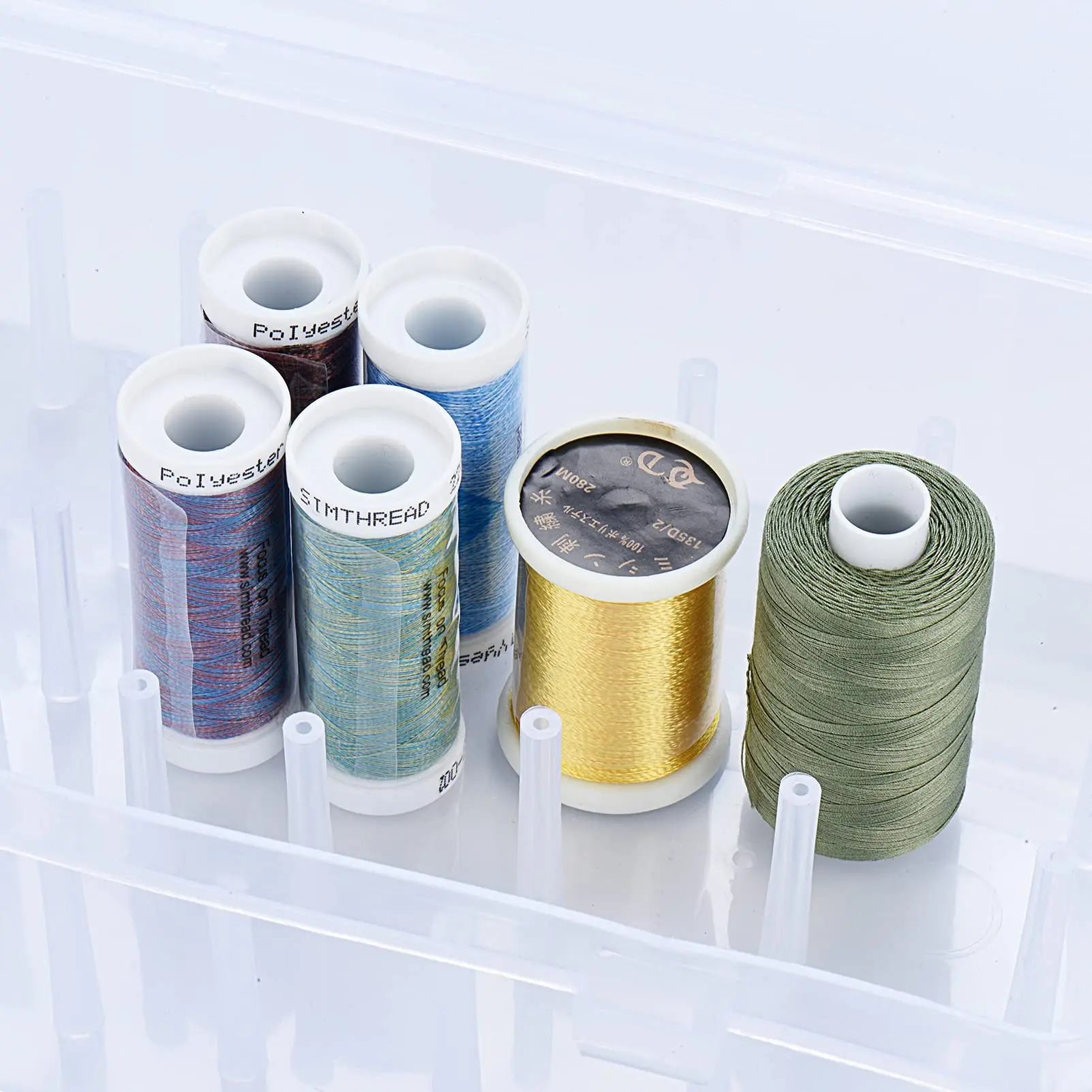 1pc Sewing Thread Storage Box