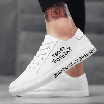 

2020 Summer MEN'S Canvas Shoes Breathable Casual Shoes White Teenager Students Versatile MEN'S Cavas Shoes 0329