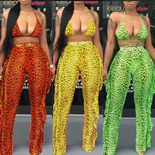 Новые летние пляжные женские сексуальные шорты с рюшами и леопардовым принтом, длинные Чехлы для брюк, Клубная одежда, купальный костюм, купальные штаны, женская пляжная одежда