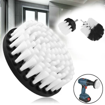 

3pcs/Set 2-4 Inches Attachment Electric Drill Brush For Cleaning Carpet Leather Automotive Upholstery Hand Tools