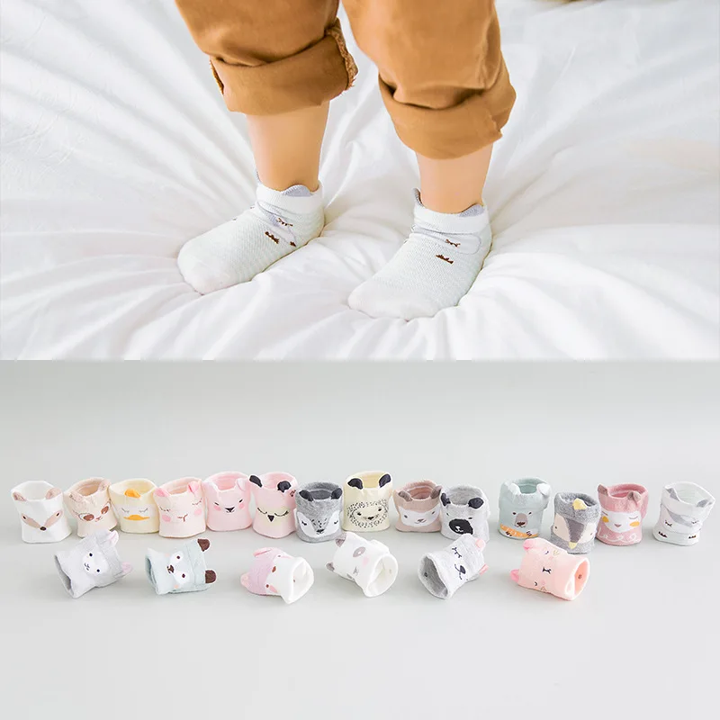

Children's Socks Cotton Socks CHILDREN'S Socks Stereo Cartoon Baby Spring And Summer Thin Socks Korean-style Cotton Socks Fashio