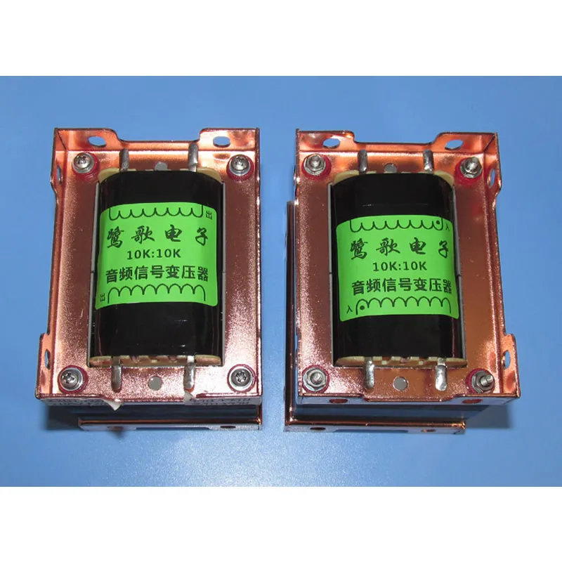 

10K + 10K: 10K + 10K 20HZ-38KHZ -2.2DB audio stage transformer, balanced single-ended conversion, over AC 50mA
