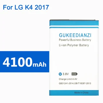 

GUKEEDIANZI 4100mAh BL-45F1F Phone Battery For LG K4 2017 M160 Aristo MS210 2017 Version K8 K4 Replacement Rechargeable Battery