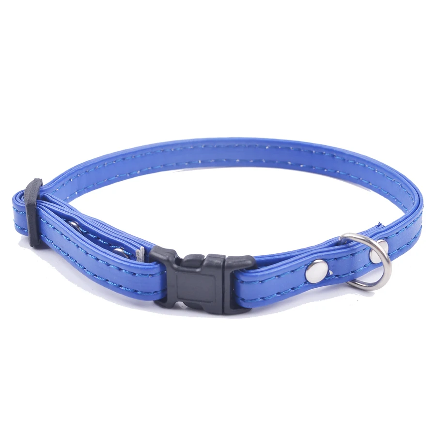 Breakaway Pu Leather Cat Collar Adjustable 8-12'' Safty Pet Necklace For Puppy Dogs Cats Purple Pink Black Brown Blue Red Breakaway Pu Leather Cat Collar Adjustable 8-12'' Safty Pet Necklace For Puppy Dogs Cats Purple Pink Black Brown Blue Red