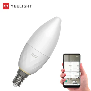

Yeelight YLDP09YL Bluetooth Mesh Version E14 3.5W Smart LED Candle Light Bulb AC220V Brightness Can be Adjusted