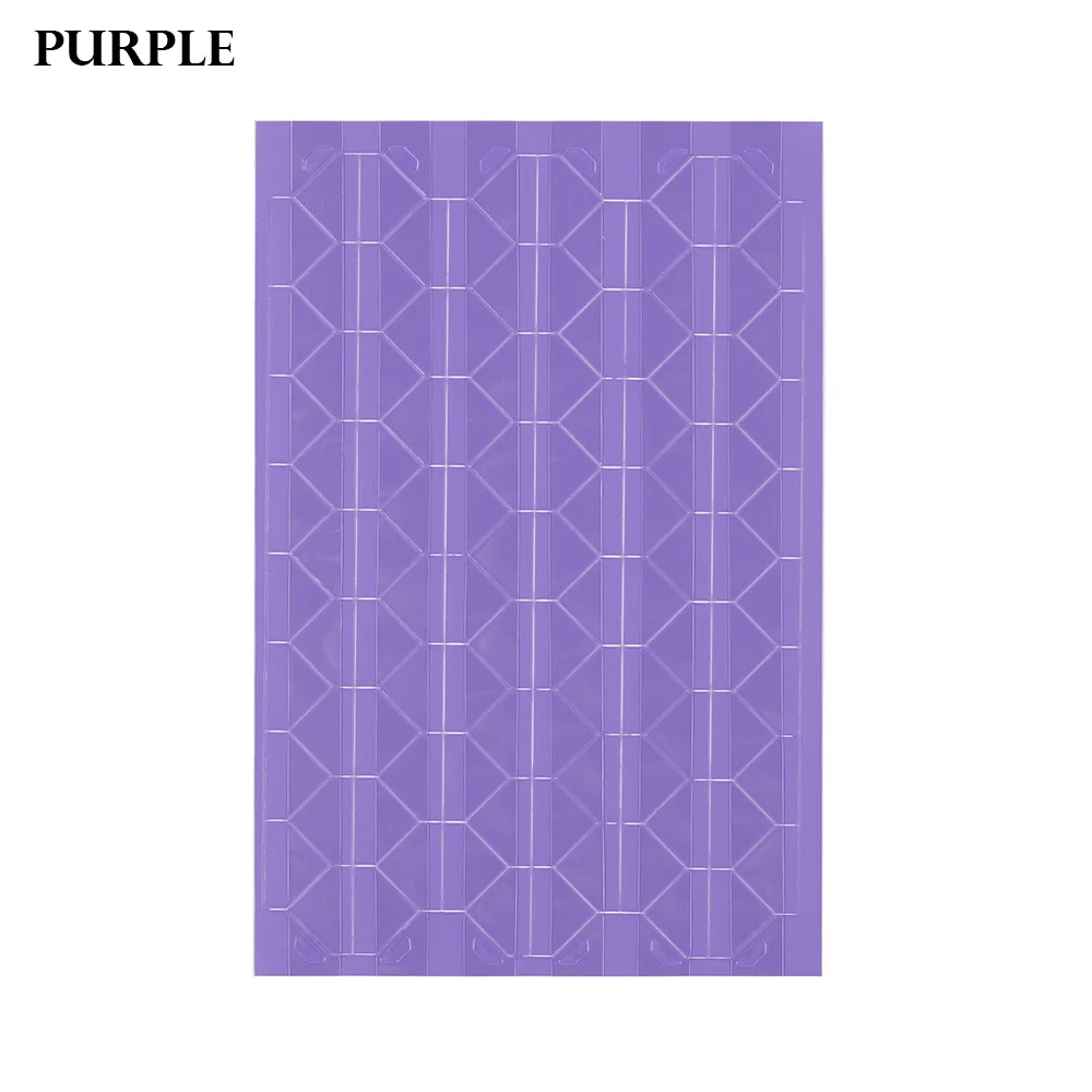 102 шт/лист новые модные разноцветные ПВХ фото угловые протекторы фоторамка наклейки поделка рукоделие Скрапбукинг открытка с украшениями - Цвет: Purple
